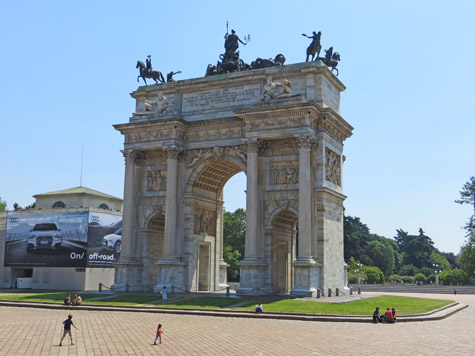 Arch of Peace in Milan (Arco della Pace)